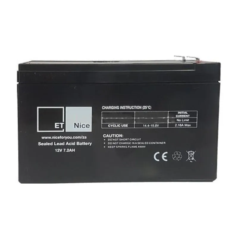 BATTERY 12V 7AH SEALED LEAD ACID